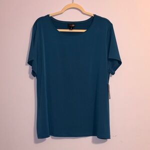 East 5th Teal Short-Sleeve top size 2XL nwt